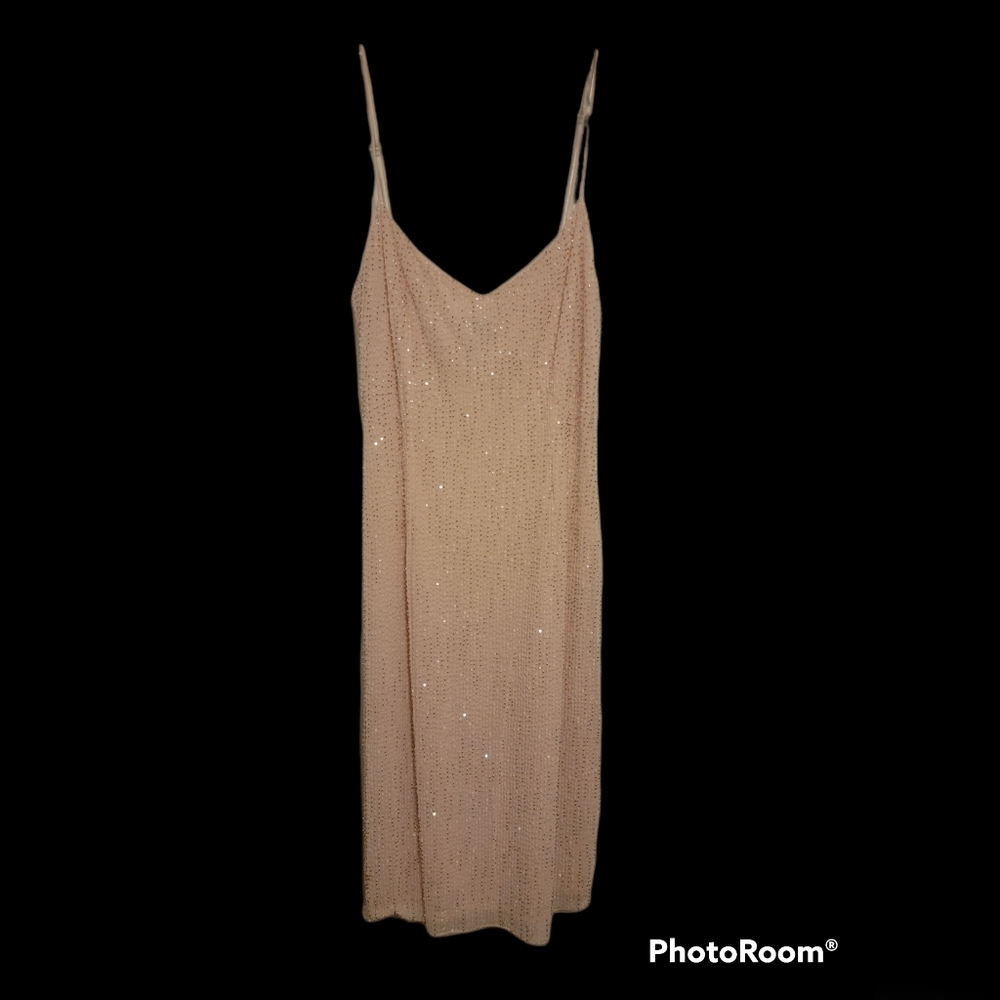 Light Pink Sequin Dress - Size 10 NWT